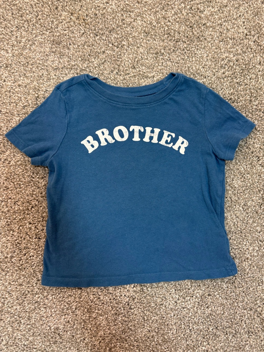 Old Navy Blue Short Sleeve 'BROTHER' Tee